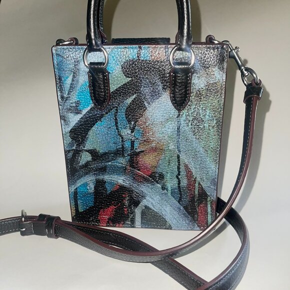 NWT - COACH x Mint + Serf - North/South Mini Bag Graffiti Print - Picture 6 of 16